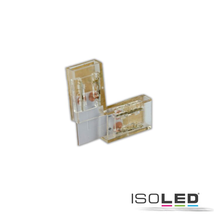 Clip-Eck-Verbinder Universal (max. 5A) für alle 2-pol. IP20 Flexstripes mit Breite 8mm