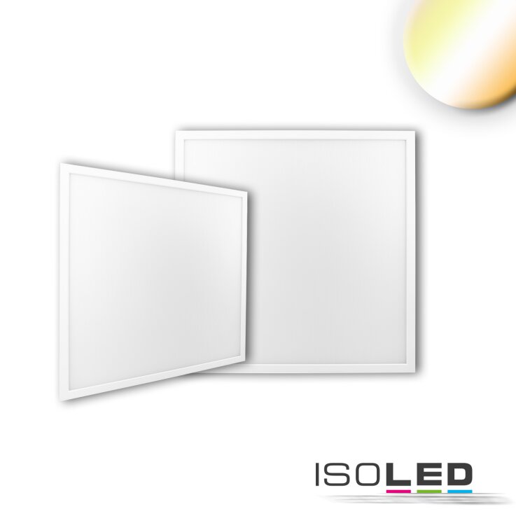 ISOLED LED Panel HCL Line 600, UGR<19, CRI90, 42W, weißdynamisch, DALI DT8