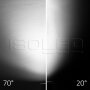3-PH Schienen-Strahler Vollspektrum fokussierbar, 42W, 20°-70°, schwarz matt, 4000K