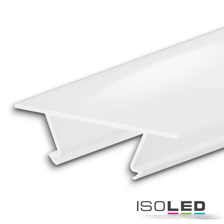 Abdeckung COVER45 opal/satiniert 200 cm für Profil CORNER12 BORDERLESS