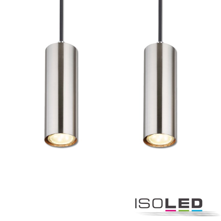 Hängeleuchte nickel matt, 4xGU10 Fassung, exkl. Leuchtmittel