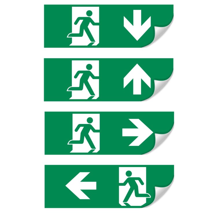 LED Notlicht/Fluchtwegleuchte UNI7 Autotest 7W, IP65, X0AEFG180