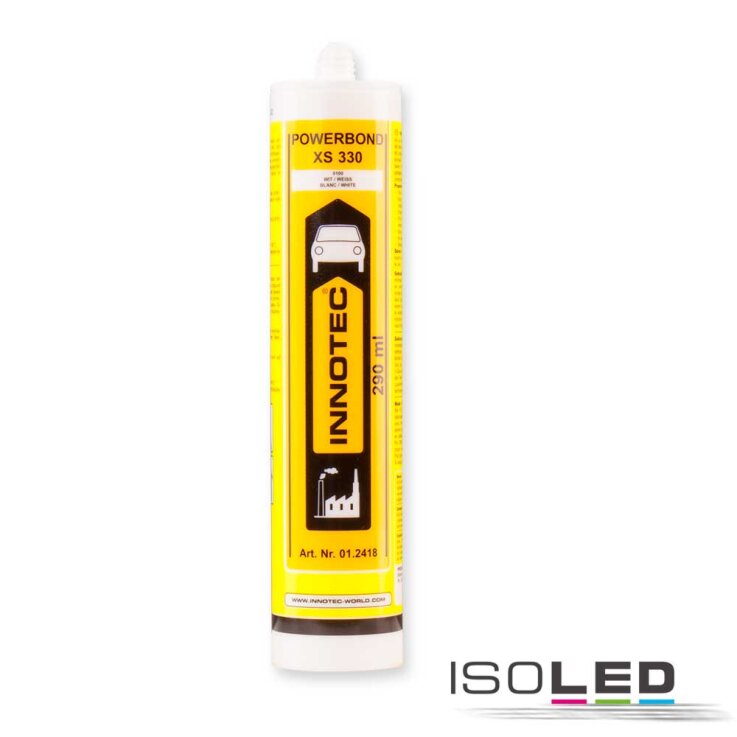 Powerbond-Montagekleber mit hoher Anfangshaftung, schwarz, 290 ml Kartusche