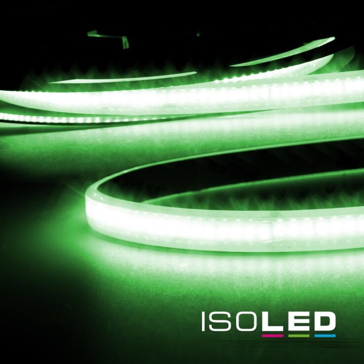 LED CRI9G Linear 48V-Flexband, 8W, IP68, grün, 30 Meter