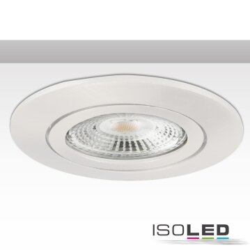 ISOLED Einbaurahmen rund für GU10/MR16, Alu weiß