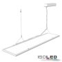 LED Office Hängeleuchte Up+Down, 20+20W, 30x120cm, weiß, UGR<19, 3000K, dimmbar