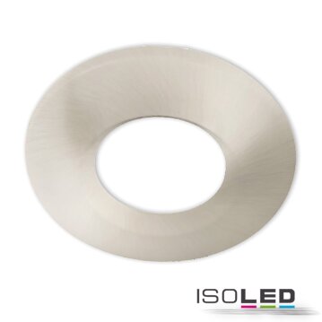 Cover Aluminium rund/Kante nickel gebürstet für...