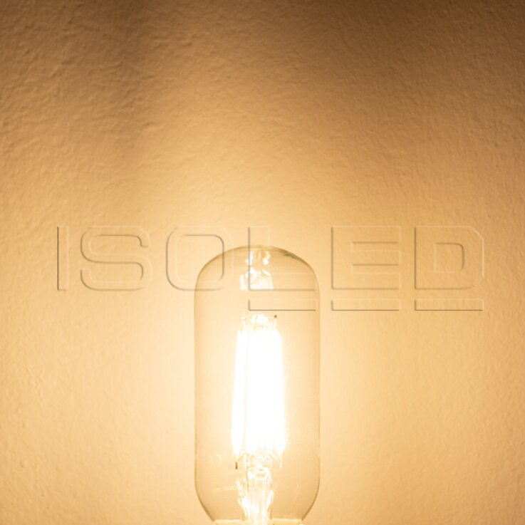 ISOLED E27 T45 8W warmweiß, 360°, dimmbar