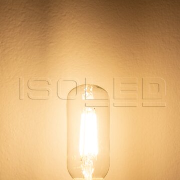 ISOLED E27 T45 8W warmweiß, 360°, dimmbar