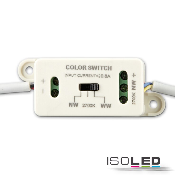 LED Downlight, 24W, ultraflach, ColorSwitch 2600K|3100K|4000K, dimmbar