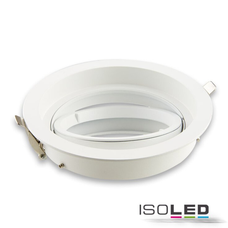 Einbaurahmen AR111, rund, flach, zurückversetzt, schwenkbar