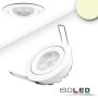 LED Einbaustrahler, weiß, 8W, 72°, rund, warmweiß, dimmbar