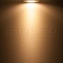LED Einbaustrahler, silber, 8W, 72°, rund, warmweiß, dimmbar
