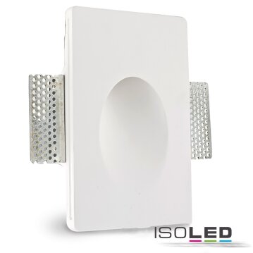 ISOLED Gips-Wand-Einbauleuchte, viereckig, GU4/MR11,...