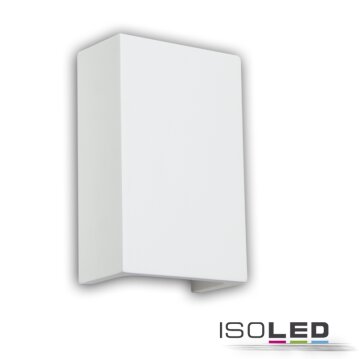 ISOLED LED Gips-Wandleuchte 2x3W, UP&DOWN, eckig,...