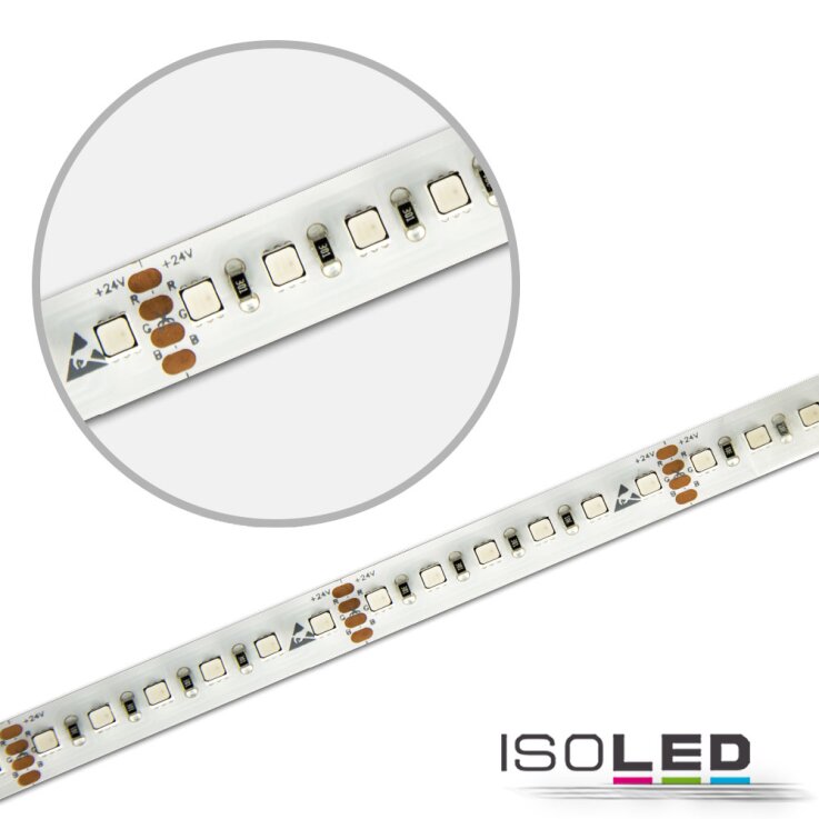 ISOLED LED HEQ HighPower RGB-Flexband, 24V, 28,8W, IP20