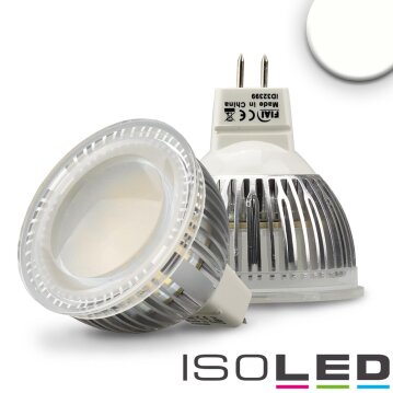 ISOLED MR16 LED Strahler 6W Glas diffus, 120&deg;,...