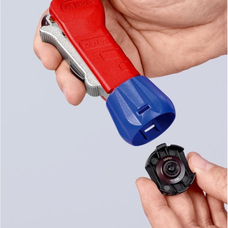 KNIPEX 90 31 02 BK Rohrabschneider TubiX® für Rohre 6-35 mm