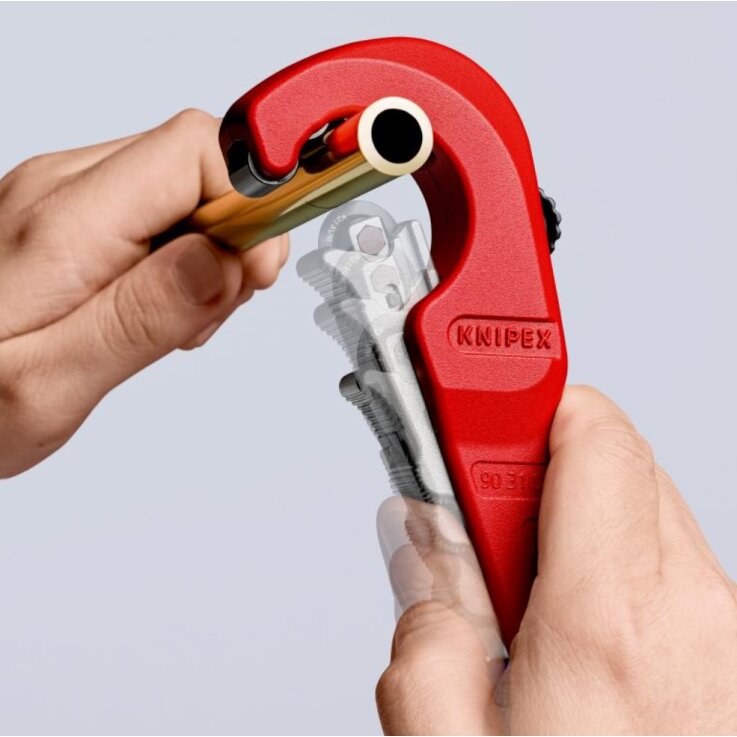 KNIPEX 90 31 02 BK Rohrabschneider TubiX® für Rohre 6-35 mm