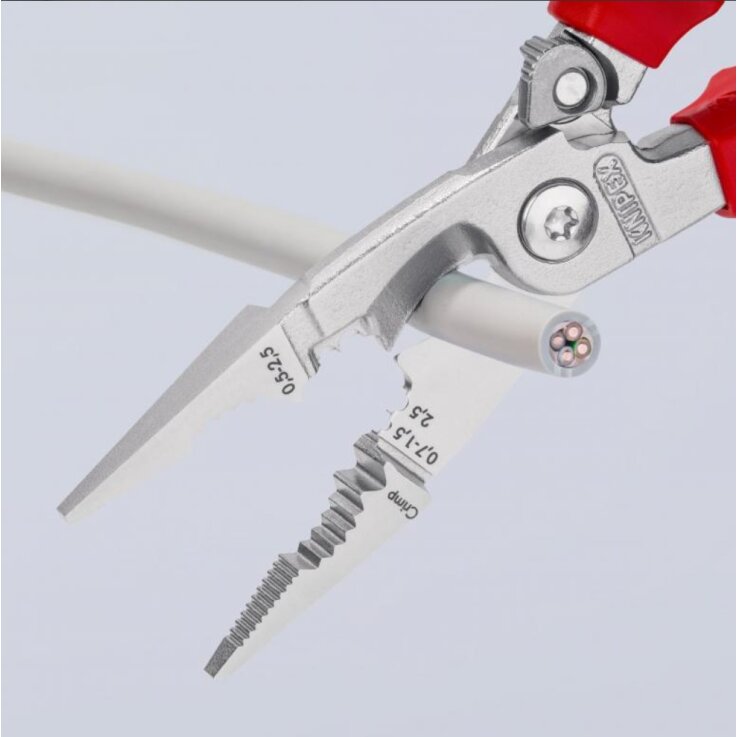 KNIPEX 13 96 200 Elektro-Installationszange, 200 mm