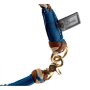 HUNTER Halsband Tinnum, M, B: 1,4 cm, Halsumfang: 45 cm, blau/ beige