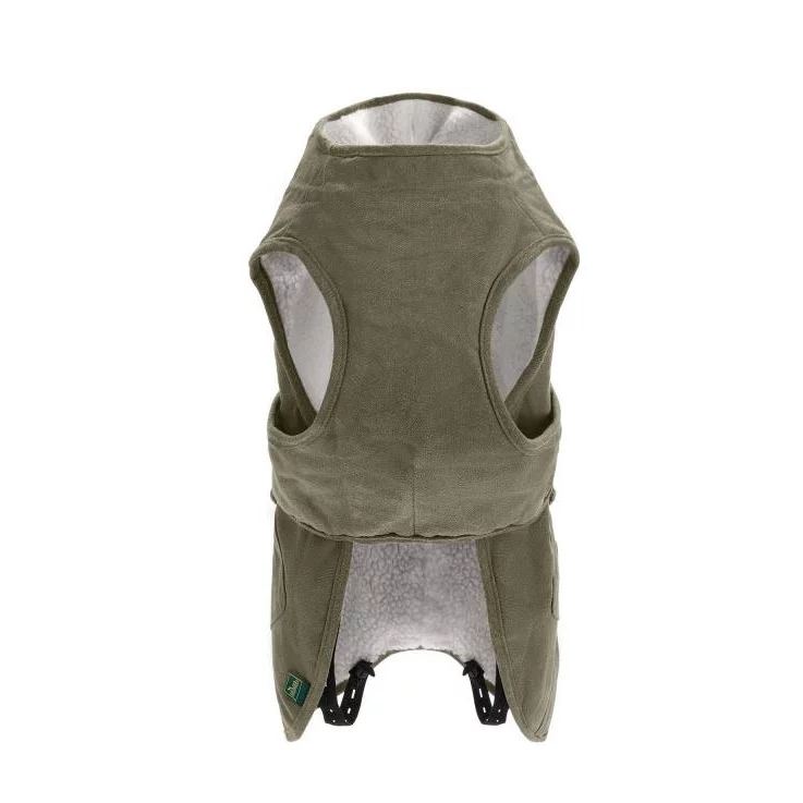 HUNTER Hundemantel Uppsala Trend, Hals: 20-38 cm, Bauch: 30-40 cm, khaki
