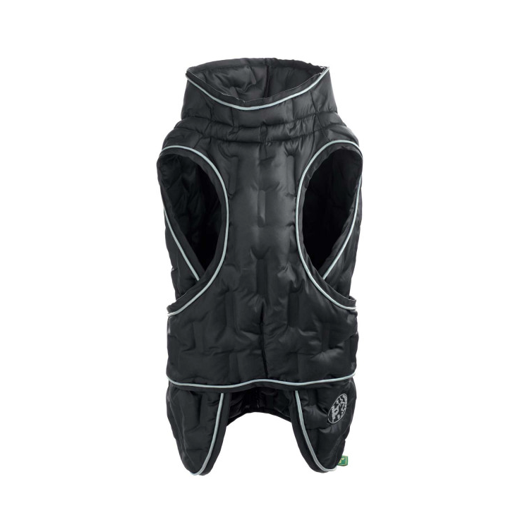 HUNTER Hundemantel Monaco 60, Hals: 76 cm, Bauch: 58 - 122 cm, schwarz