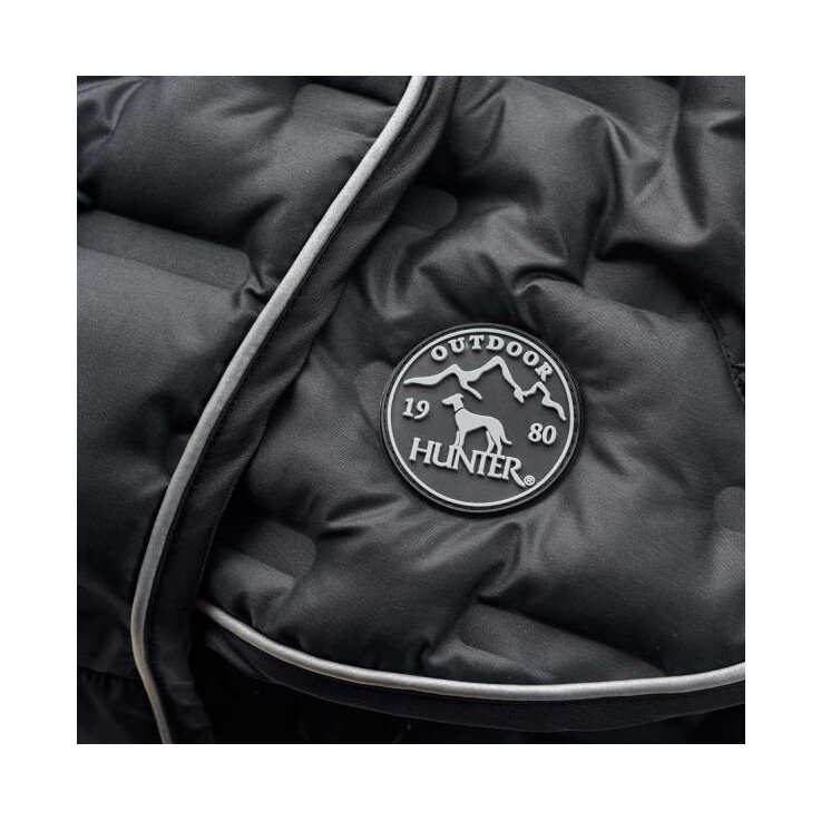 HUNTER Hundemantel Monaco 60, Hals: 76 cm, Bauch: 58 - 122 cm, schwarz