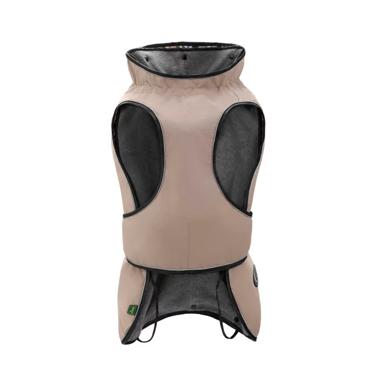 HUNTER Hundemantel Uppsala 25, Hals: 20-38 cm, Bauch: 30-40 cm, taupe