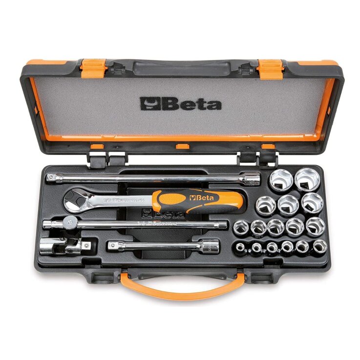 BETA 910/C16-16 teilig Sechskant-Steckschlüssel und 5 Betätigungswerkzeuge
