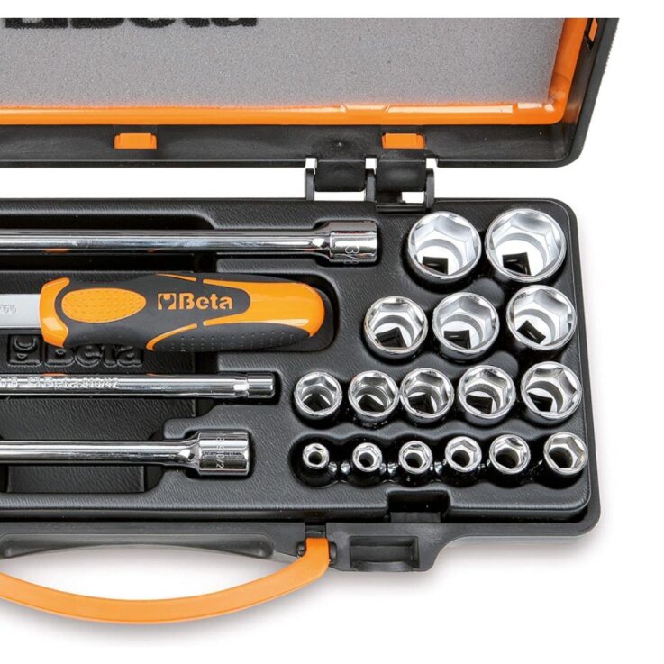 BETA 910/C16-16 teilig Sechskant-Steckschlüssel und 5 Betätigungswerkzeuge