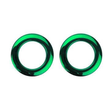 Bassdrumhole 2" Grün chrome AHEAD