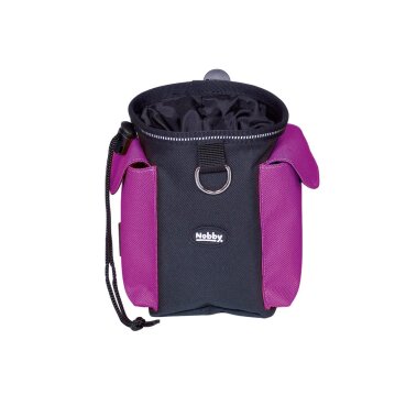 NOBBY Snackbeutel 2 in 1, himbeere, &Oslash; 11 x 16 cm