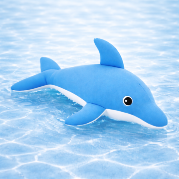 NOBBY Hundespielzeug Stoffdelfin wasserfest...