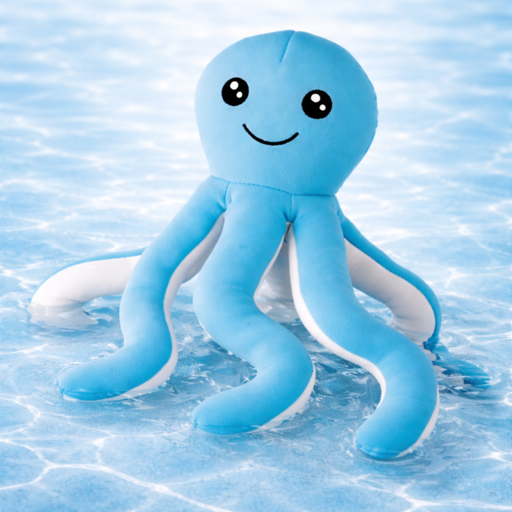 NOBBY Hundespielzeug Stoff-Oktopus wasserfest "Floating", 36 cm