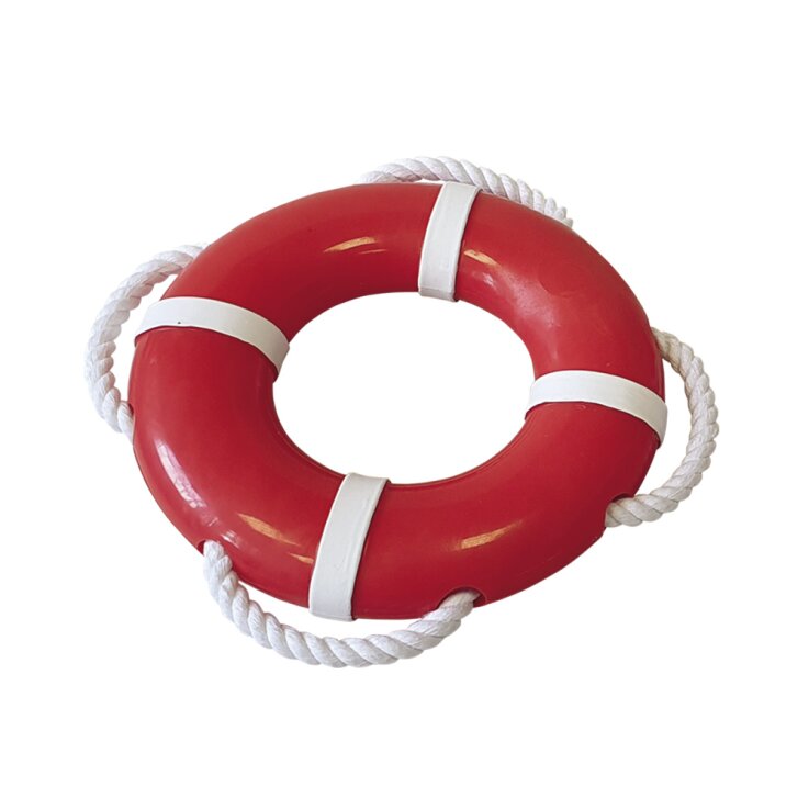 NOBBY TPR Rettungsring mit Seil, Ø 15 cm
