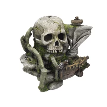 NOBBY Aqua Ornaments "Skellet mit Schiff", 16,2...