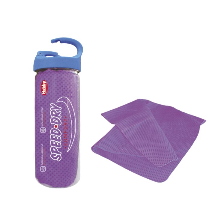 NOBBY Handtuch "SPEED DRY COMFORT", mint, flieder, 66 x 43 cm