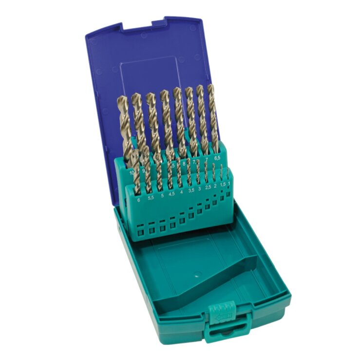 HM-MÜLLNER HSS-G Spiralbohrersatz, 19-tlg.