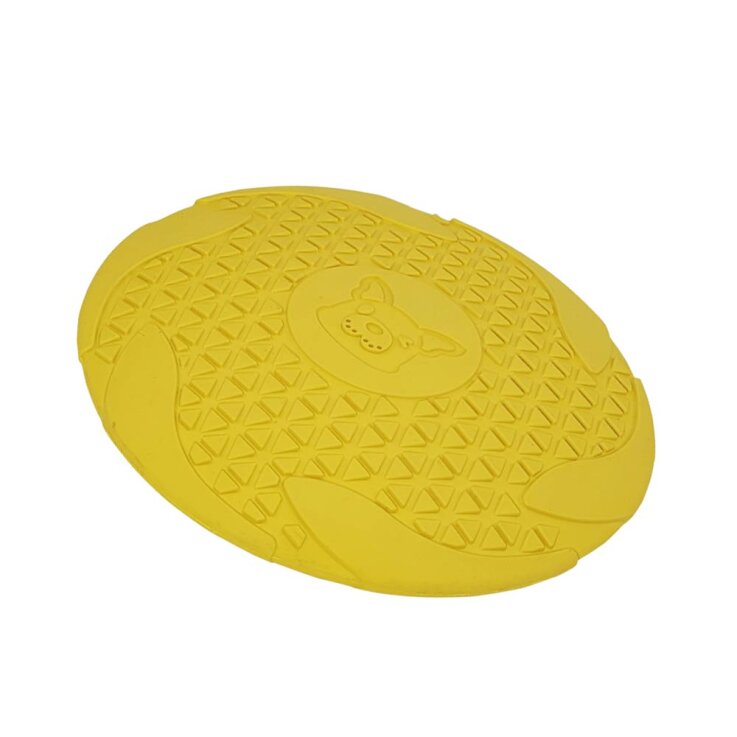 NOBBY Vollgummi Spielzeug, gelb, Ø 18 cm