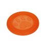 NOBBY TPR Fly-Disc "Paw", orange, &Oslash; 22 cm