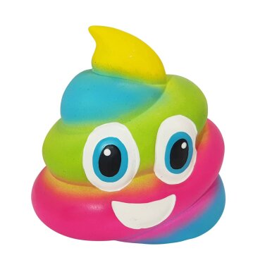 NOBBY Latex Spielzeug "Rainbow Poop", 11 cm