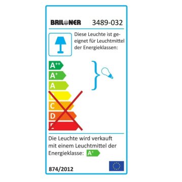 LED Deckenleuchte Briloner 3489-032 Wohnraumlampe...