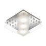 LED Deckenleuchte Briloner 3488-038 Wohnraumlampe Kristalloptik Chrom