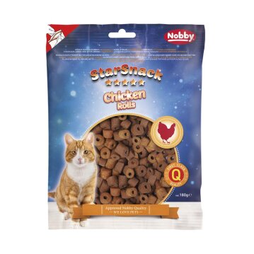 Katzen - Snacks NOBBY Star Snack Chicken Rolls, 180 g