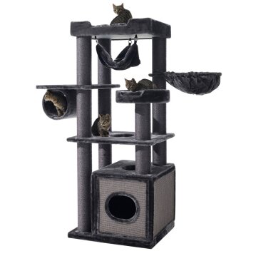 NOBBY Kratzbaum "FARIS", grau, 173 cm hoch