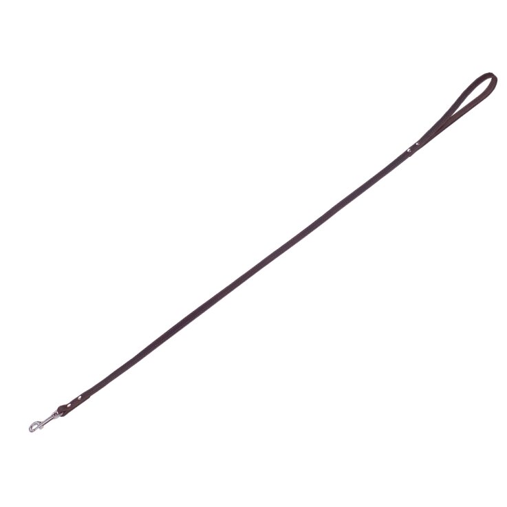 NOBBY Lederleine "Tabil", braun, S - M, 100 cm, 14 mm