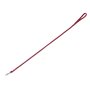 NOBBY Lederleine "Tabil", rot, S - M, 100 cm, 14 mm