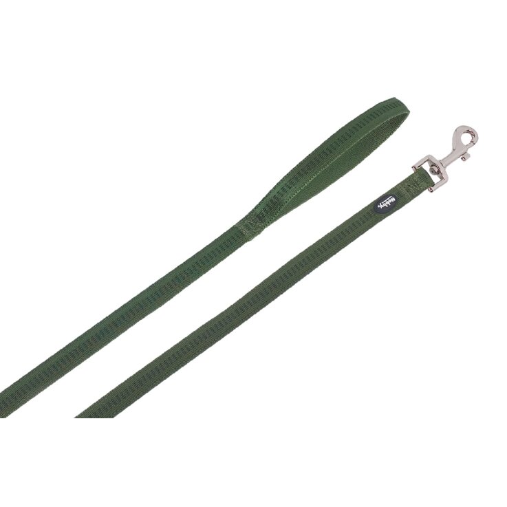 NOBBY Leine "Soft Grip", waldgrün, M - L, L: 120 cm; B: 20 mm