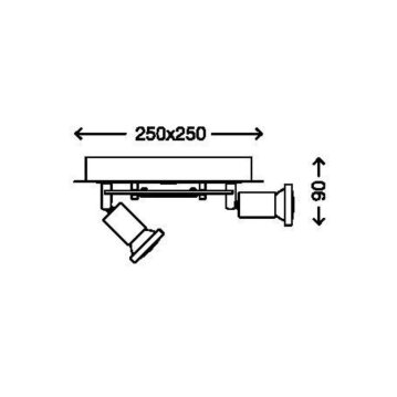LED Deckenleuchte Briloner Riposo 3582-042 Wohnraumlampe...